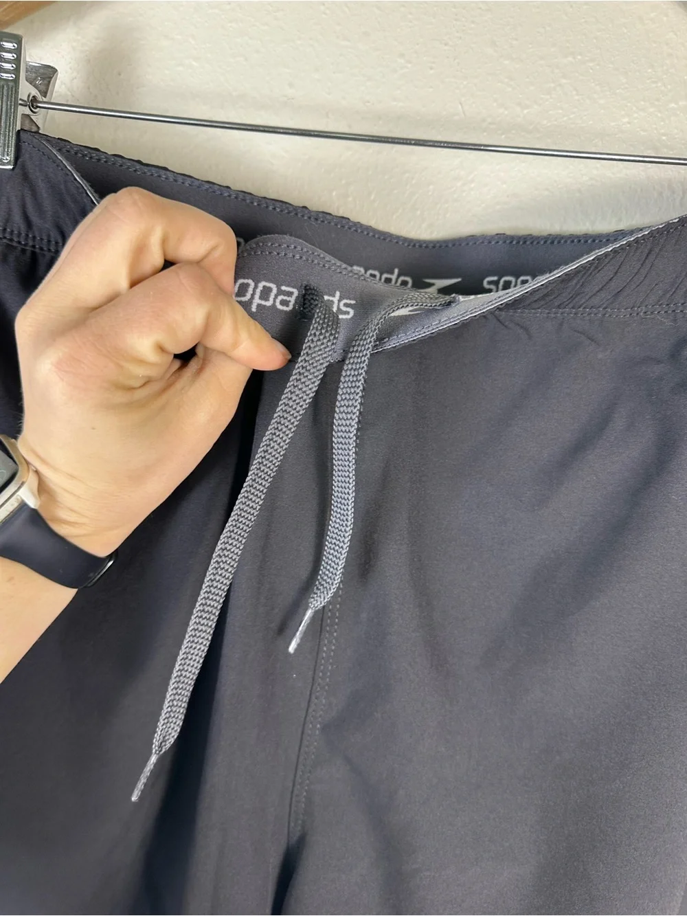 SPEEDO Men's XXL Tech Volley with Hydroliner Boardshort Black Summer Beach